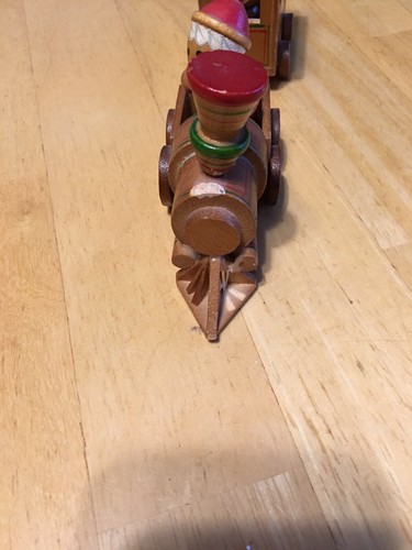 Vintage Christmas Decor Wood Santa Train Dakin 1984-88 Parts Only