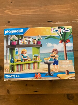 Playmobil 70437 Beach Snack Bar New But Damaged Box