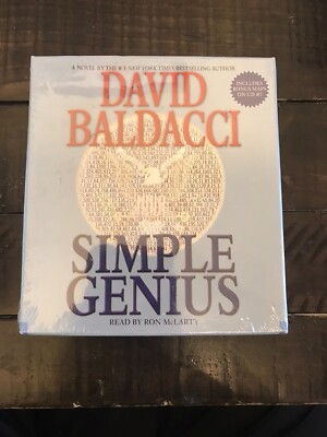 Sean King and Michelle Maxwell Ser.: Simple Genius by David Baldacci 2007 CD NEW