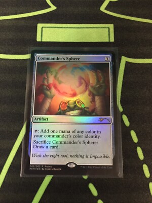 MTG Magic The Gathering Commander s Sphere Foil Promo