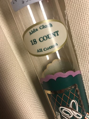 18 Count 15x18 Aida Cloth Cross Stitch Fabric Natural