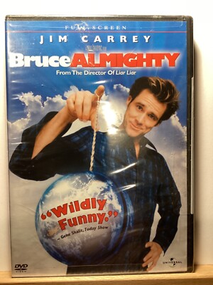 Bruce Almighty (DVD, 2003, Full Frame) Jim Carrey