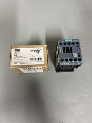 Siemens 3RT2016-1BB42 Contactor AC-3e, 9A, 400V, 4KW, 1NC. Free Shipping.