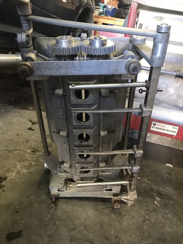 Rhodes Kook-E-King Manual Cookie Dough Machine With 3 Die Complete Used