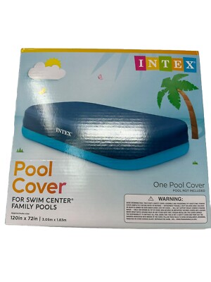 Intex B008VQWPDK Rectangular Pool Cover for Swim Centers 58412EP~120''x 72''