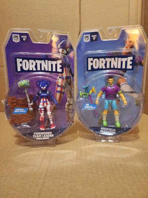 Fortnite Fireworks Team Leader/  Midfield Maestro Solo Mode 4'' Action Figures 