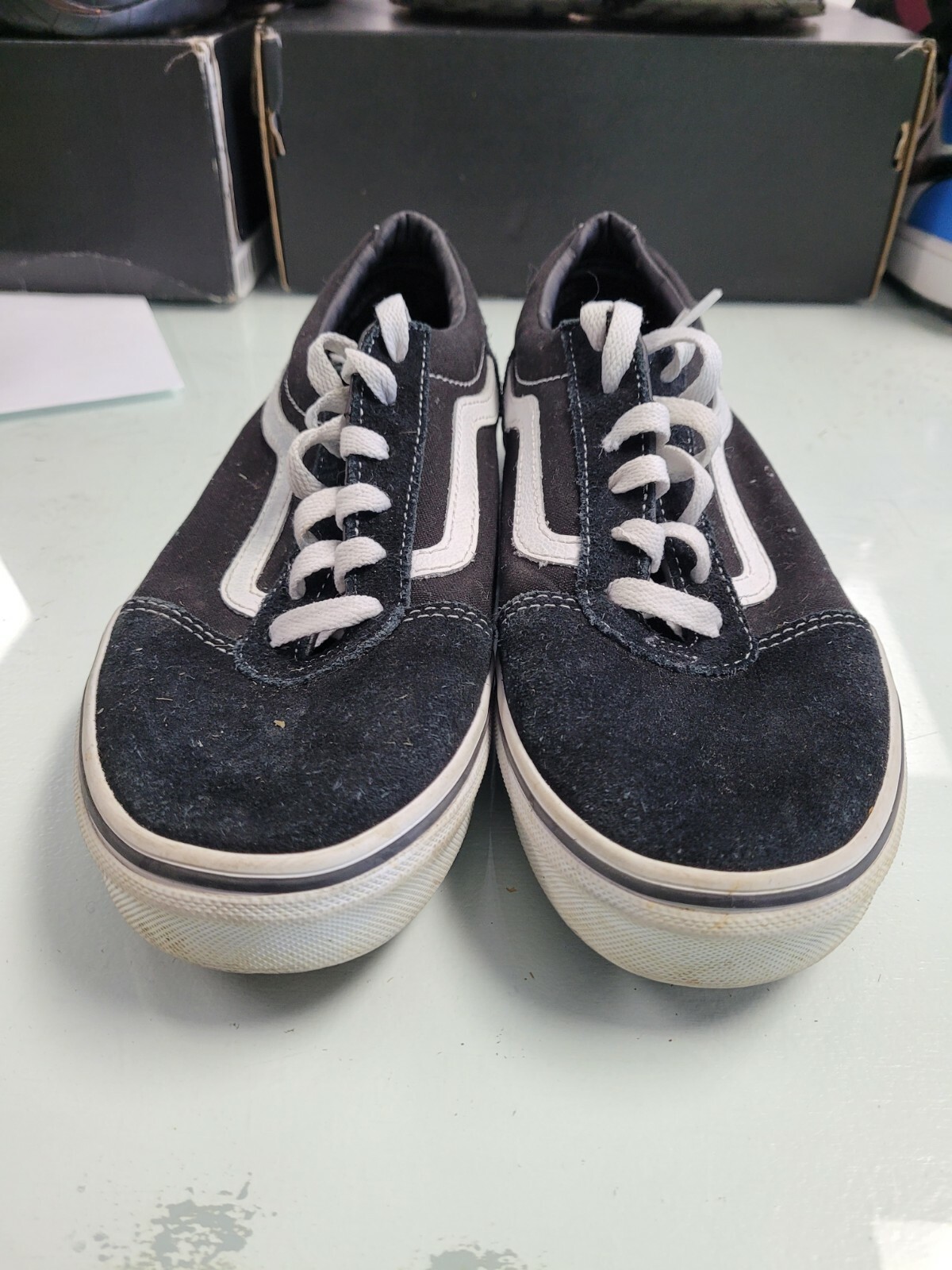 Vans Old Skool Suede Black White 