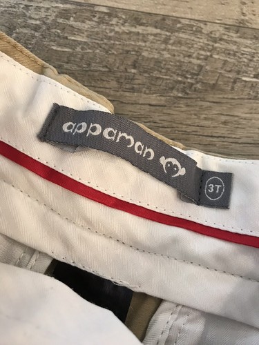 Appaman Fine Tailoring Toddler Boy Khaki Fitted Suit 3T Easter Spring Wedding