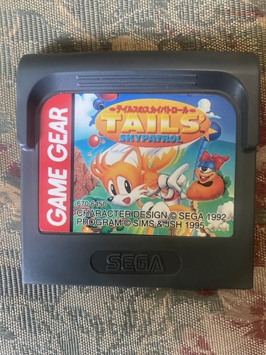 GAME GEAR TAILS SKY PATROL GG No Box Cartridge Only Japan