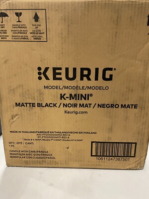 Keurig K-Mini Coffee Maker, WITH Stainless Travel Mug, K-Cup Pod Brewer, Black