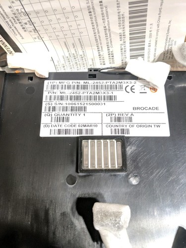 Brocade Communications ML-2452-PTA2M3X3-2 Facade with 6 Element New Open Box