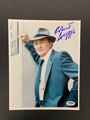 Robert Loggia Signed Photo 8x10 Autograph Sopranos Scarface FBI Suit PSA/DNA