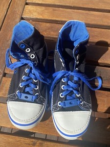 black high top crocs