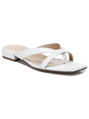 NATURALIZER Женские босоножки без шнуровки на блочном каблуке Adella White Lizard 7 W