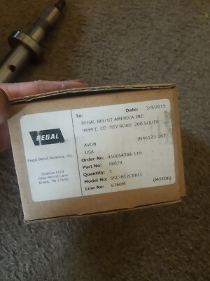 NEW RARE Regal Morrill Electronic Bearing Motor EC ECM # 5R029  ssc2b12cshi1