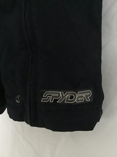 Spyder 14 Boys Black Ski Snowboard Training Bibs Thinsulate Adjustable Softshell