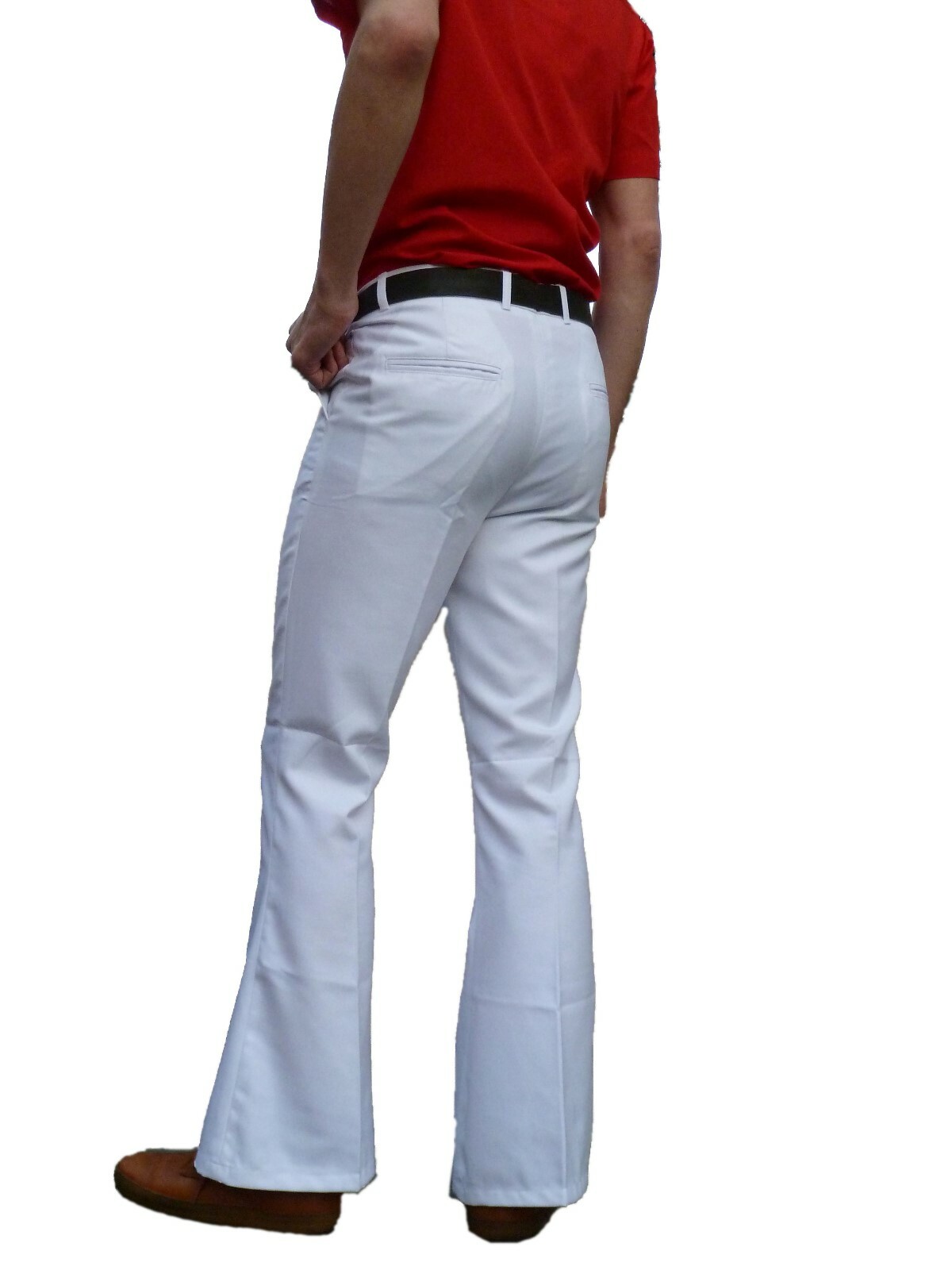 white bellbottoms