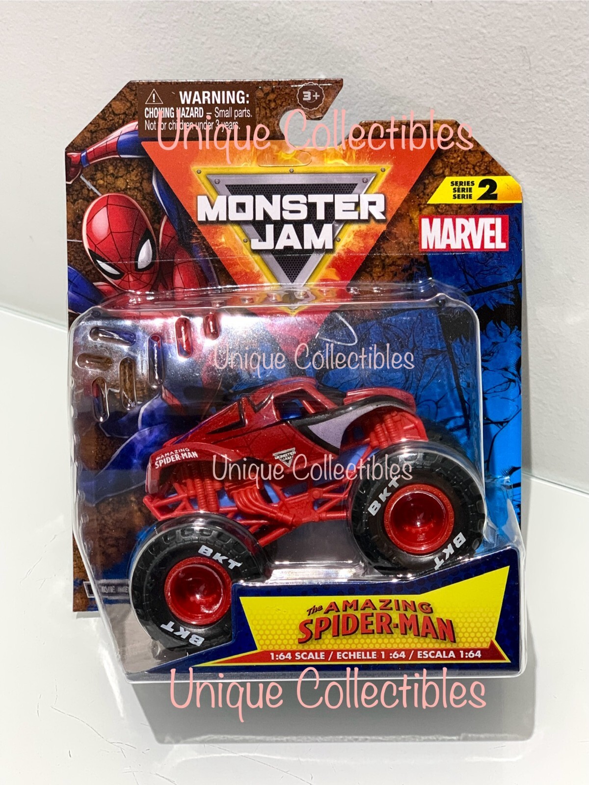 Monster Jam Marvel Spider-Man Series 2 Monster Truck 1:64