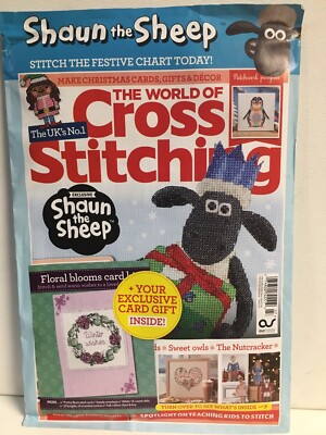 The World of Cross Stitching Magazine Unopened Shaun the Sheep