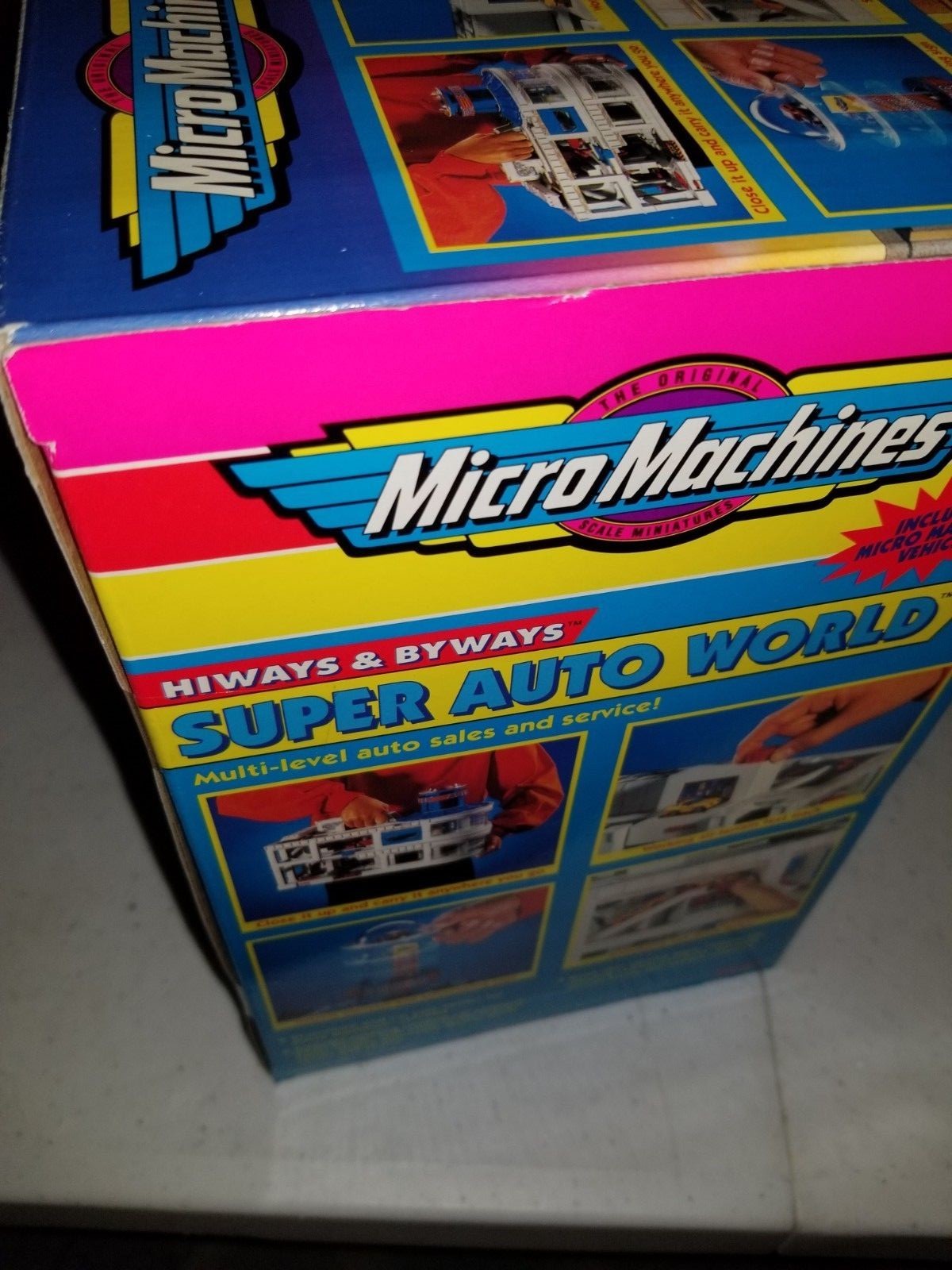 MICRO MACHINES SUPER AUTO WORLD PLAY SET GALOOB FACTORY SEALED NEW