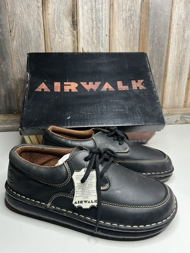 AIRWALK Vintage NOS 90s Y2K Black Chunky Platform Boots Lug AIRWALK Vintage NOS 90s Y2K Black Chunky Platform Boots Lug