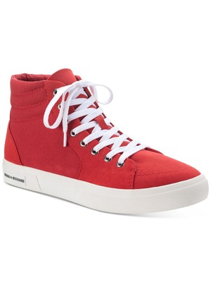 Мужские кроссовки SUN STONE Red Jett на платформе со шнуровкой и круглым носком, 9,5 М