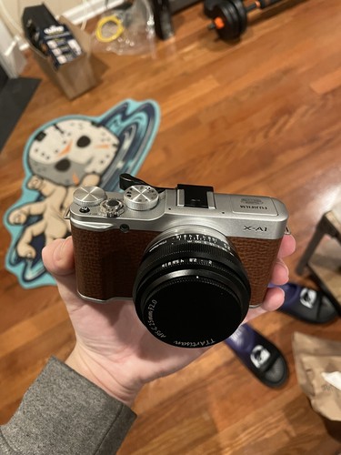 Fujifilm X-A1 16.3MP Digital Camera Body Brown / Silver With