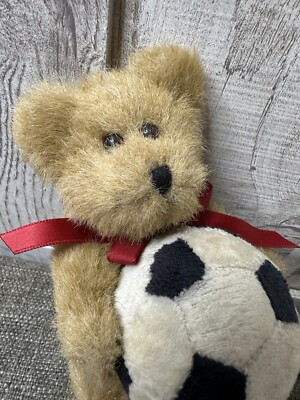Boyds Bears Soccer Ball Bear 5 Inch Stuffed Animal The Head Bean Collection