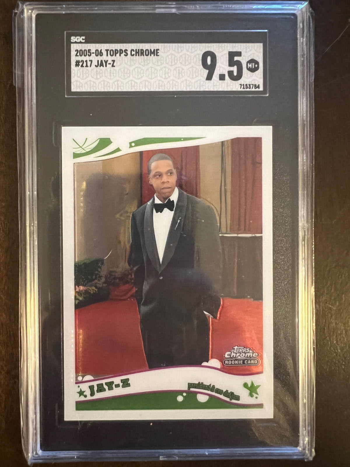 2005 Topps Chrome Jay-Z Rookie RC #217 SGC 9.5 MINT+ | eBay 2005 Topps Chrome Jay-Z Rookie RC #217 SGC 9.5 MINT+ | eBay