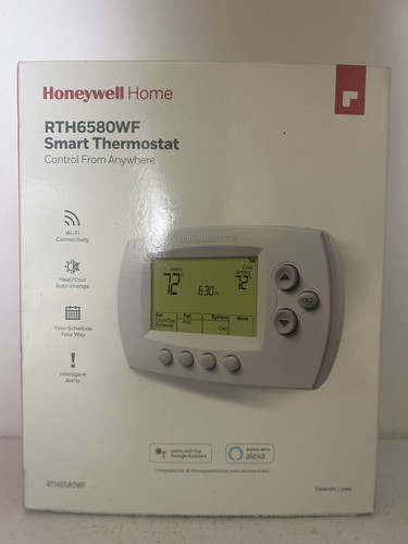 With Digital Backlit Display, Rth6580wf Open B