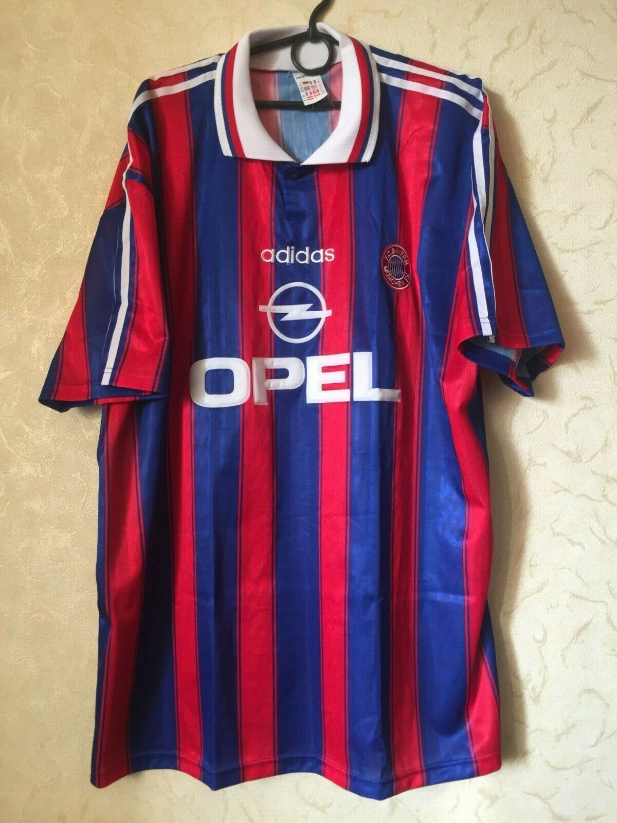 Bayern Munich 1996-1996 home football shirt jersey maglia Bayern Munich 1996-1996 home football shirt jersey maglia