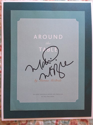 MARTINA McBRIDE Autographed “Around The Corner” Page!!!!