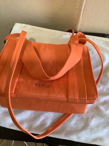 【新品未使用】te+ 手袋 check WOMEN orange 21cm MNG Bag Orange | eBay