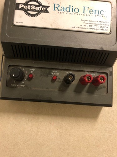 PETSAFE TC-100 RADIO FENCE PET CONTAINMENT TRANSMITTER-works -no Power Supply