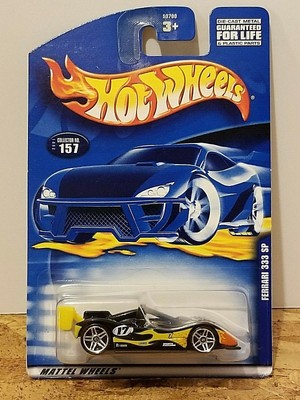 2001 HOT WHEELS VHTF MAINLINE SERIES FERRARI 333 SP 157