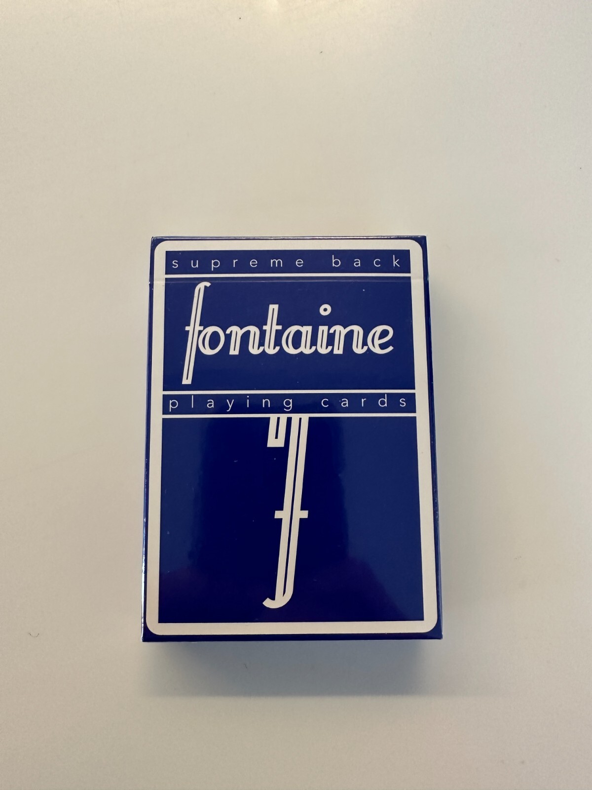 未開封 Fontaine Playing Cards Supreme Back fontaine Supreme Back Blue Playing Cards USPCC