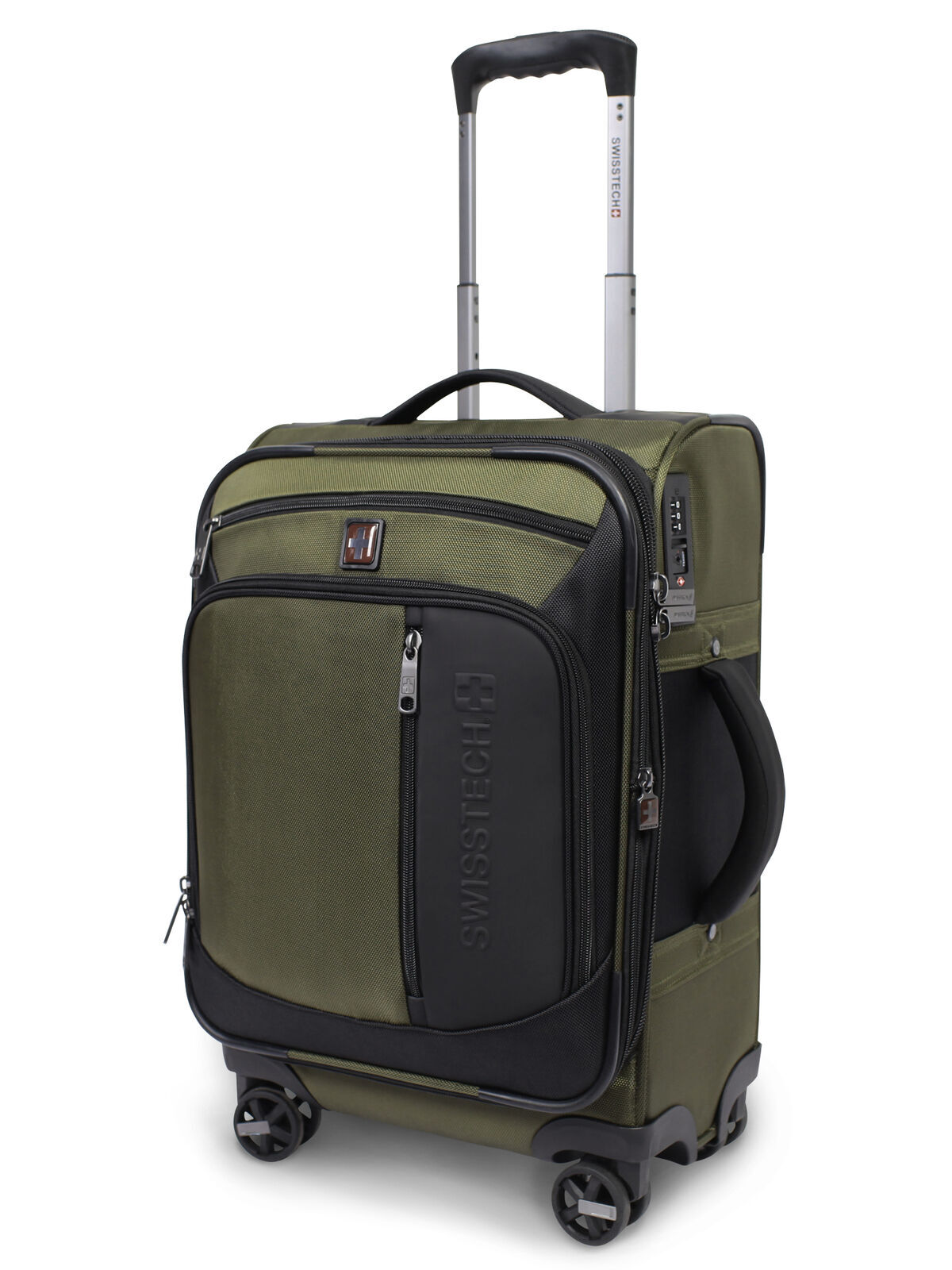 Suitcase 360-degree Spinner Tsa Lock Green