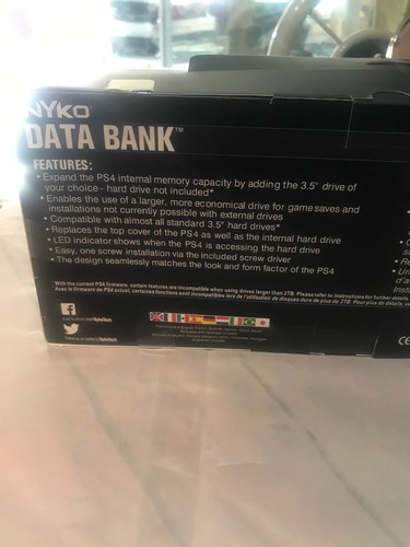 HDD Extender Data Bank 3.5 inch Hard Drive  Enclosure Dock for PS4 PlayStation 4