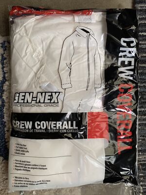 Gen-Nex Professional Grade Painter's Coveralls Medium ( M ) Cloth Like Fiber