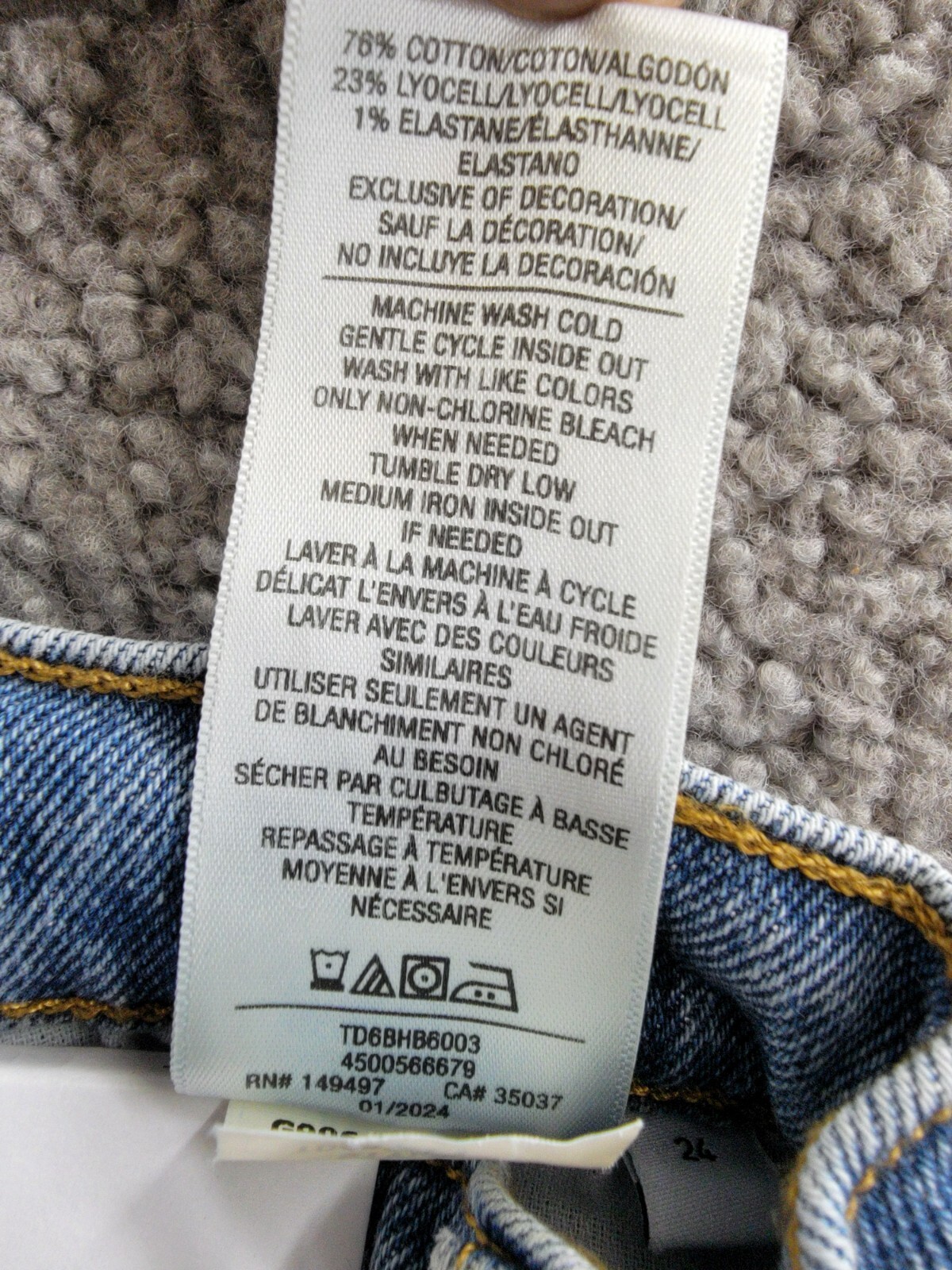 Joe's Jeans The Joplin Denim Skirt Women's 24 Bad Habit Faded Button Zip Closure - Picture 14 of 16