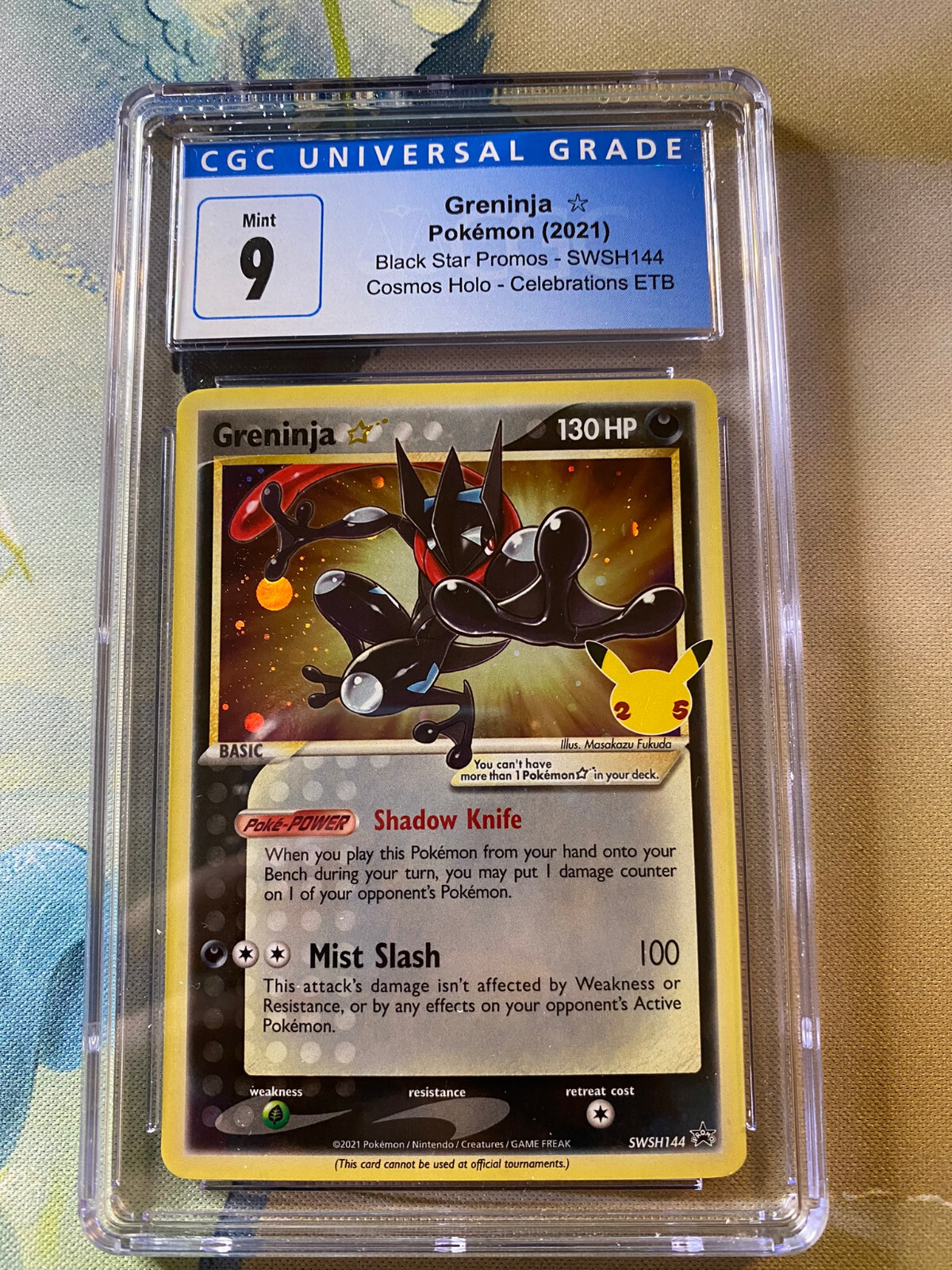 Greninja ゴルドスター Celebrations プロモカード新品未開封 Greninja Gold Star Promo CGC 9! Pokémon TCG Celebrations | eBay