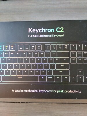 Keychron C2 Full Size  Wired Mechanical Gaming Keyboard Brown Switch Retro Color