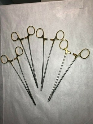 V.MUELLER, CH2424 CRILE-WOOD NEEDLE HOLDERS, USED, GOOD COND., 4 INCL IN 1 PRICE