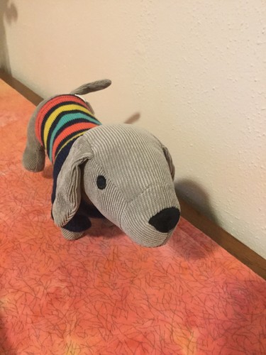 Pillowfort Mini Pillow Dachshund with Sweater!