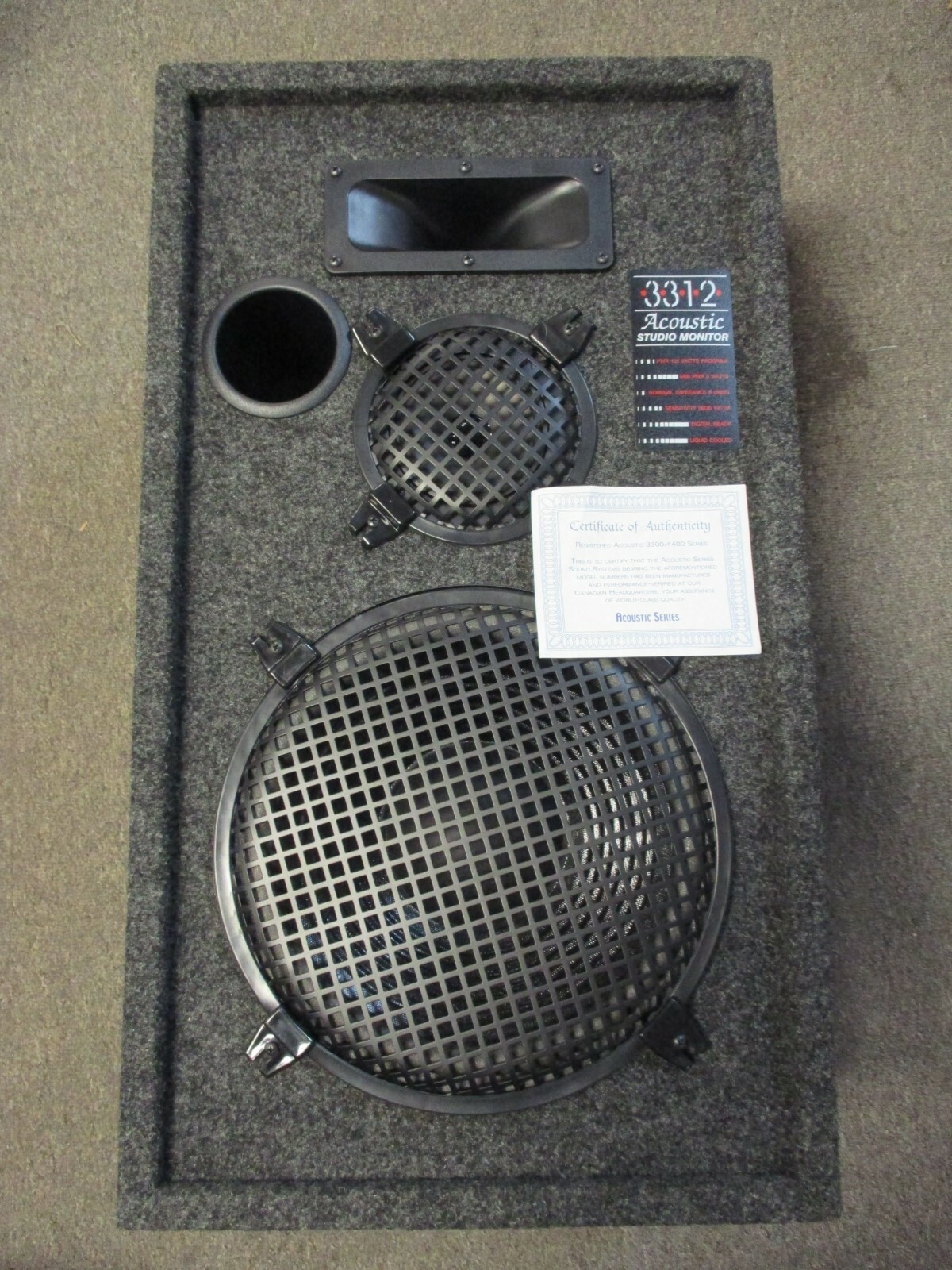 1 X Acoustic stereo system speakers 3312 new one speaker | eBay