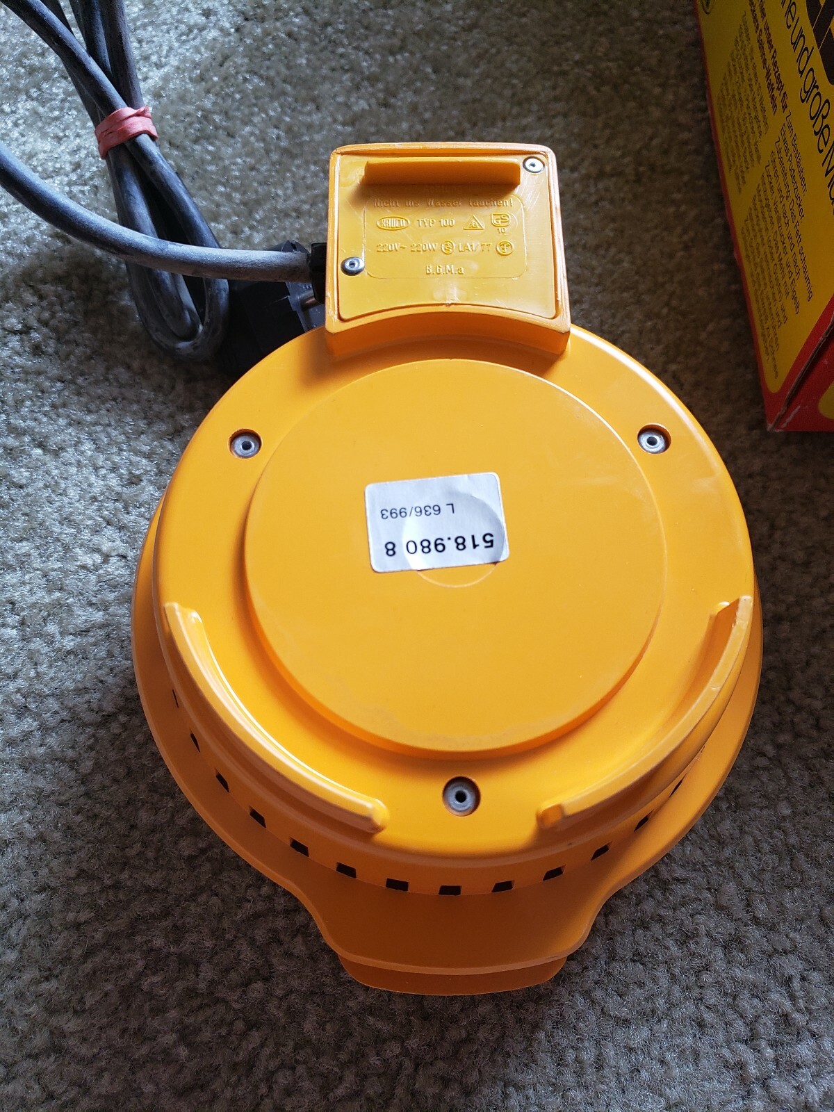 Vintage Waffle Maker From Germany w/ Box