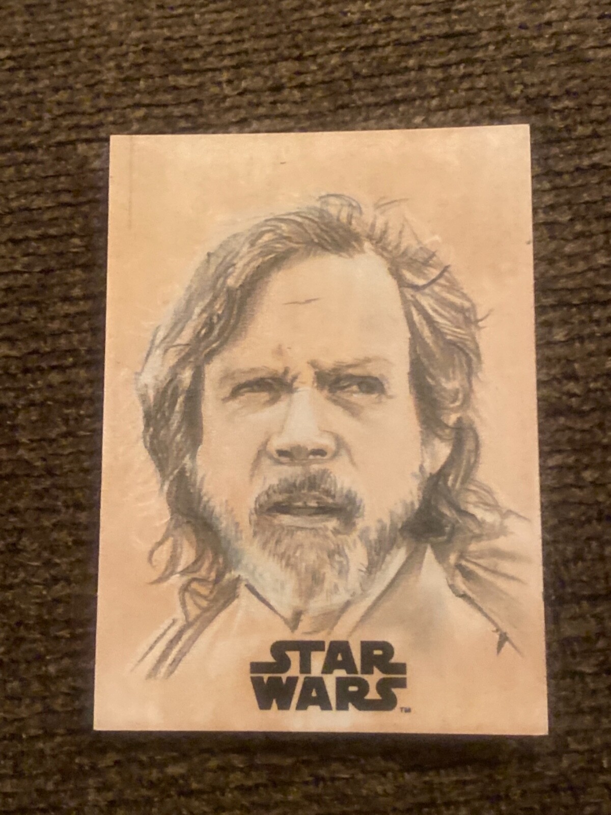 ルークスカイウォーカー1of1 Luke Skywalker topps Star Wars Sketch 1/1 1 of 1 Gerard