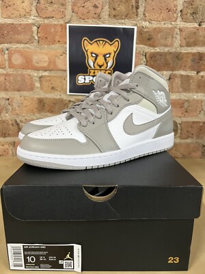 air jordan 1 mid light bone