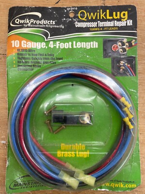 QwikProducts QT2910 QwikLug Compressor Terminal Repair Kit - NEW In Package