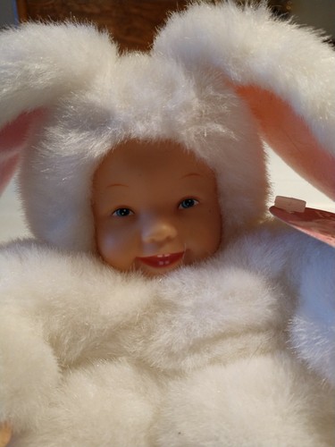 BABY BUNNIES ANNE GEDDES DOLL1997 Plush Easter, No. 525901 with TAGS Collectable